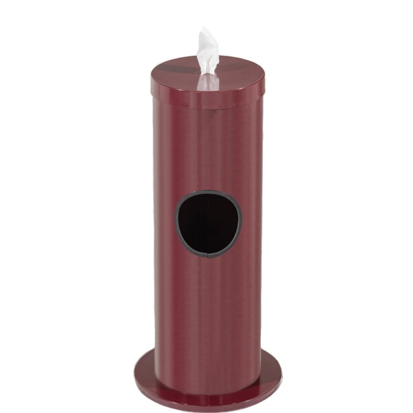 Glaro Gym Wipe Dispenser/Receptacle, Removable - F1029-BY