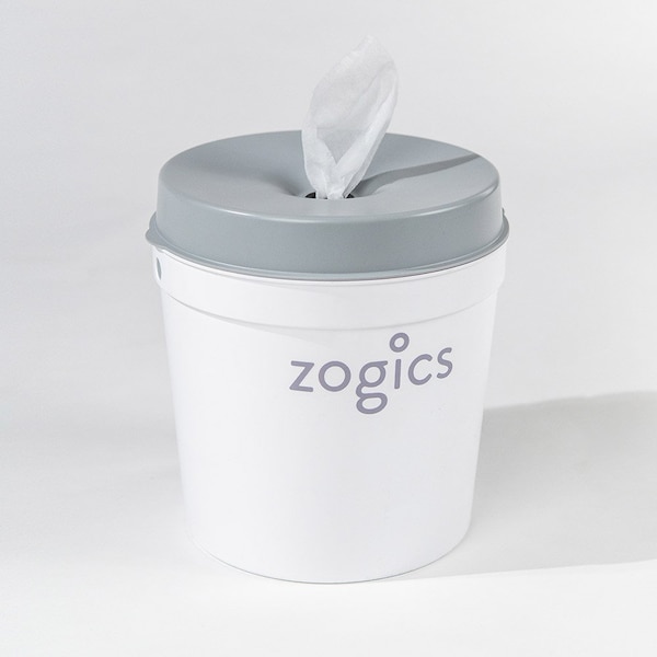 Zogics Versatile Wipes Dispenser, Wall Mount or Tabletop Wipes Dispenser - Z450B