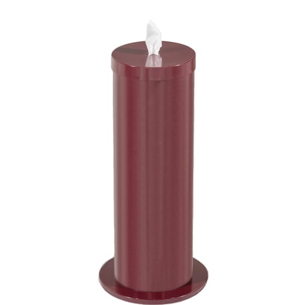 Glaro Gym Wipe Dispenser/Storage, Burgundy - F1027-BY