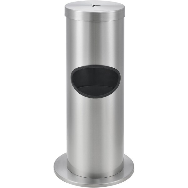 Global Industrial Stainless Steel Floor Standing Wet Wipe Dispenser, 31H - 670238