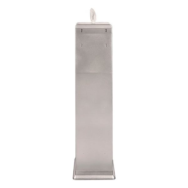 Zogics The Cleaning Station Wipes Dispenser and Hand Sanitizing Station, Black, Gel Hand Sanitizer Dispenser - TCS-B-30063
