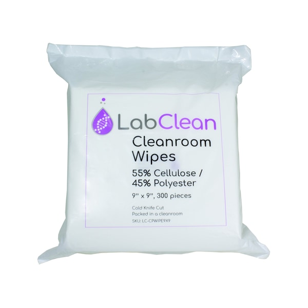 United Scientific Cleanroom Wipes, PK10 - CPWIPE9X9