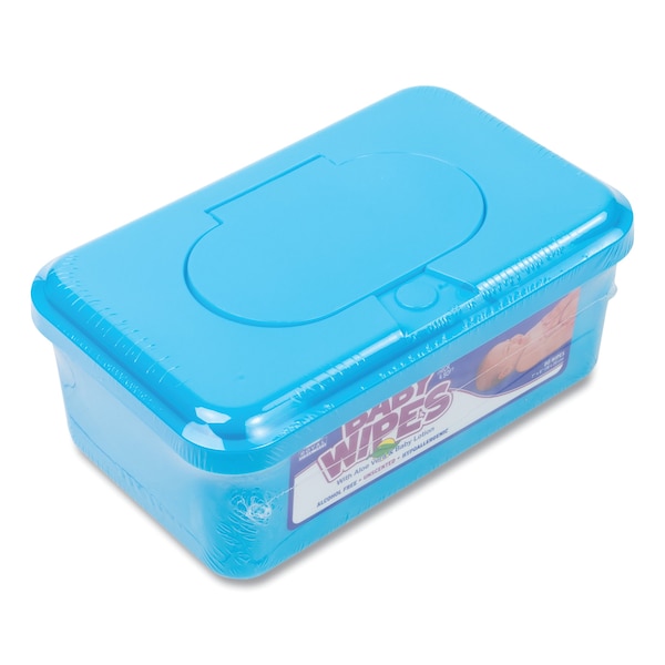 Amercareroyal Baby Wipes Tub, White, 80/Tub, PK12 - RPP RPBWU-80