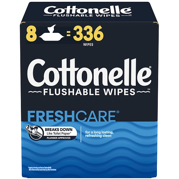 Kimberly-Clark Professional Hand Sanitizer Wipes, PK8,336 Wipes, Fresh - 51826