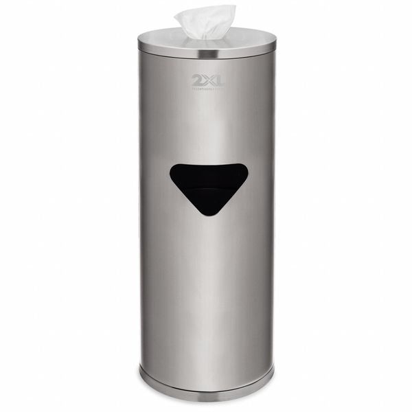 2Xl Wet Wipe Dispenser, Floor, Stainless Steel - 2XL73