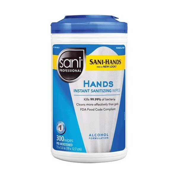 Pdi Hc Professional Hand Sanitizing Wipes, 300 Wipes/EA, WE - PDIP92084