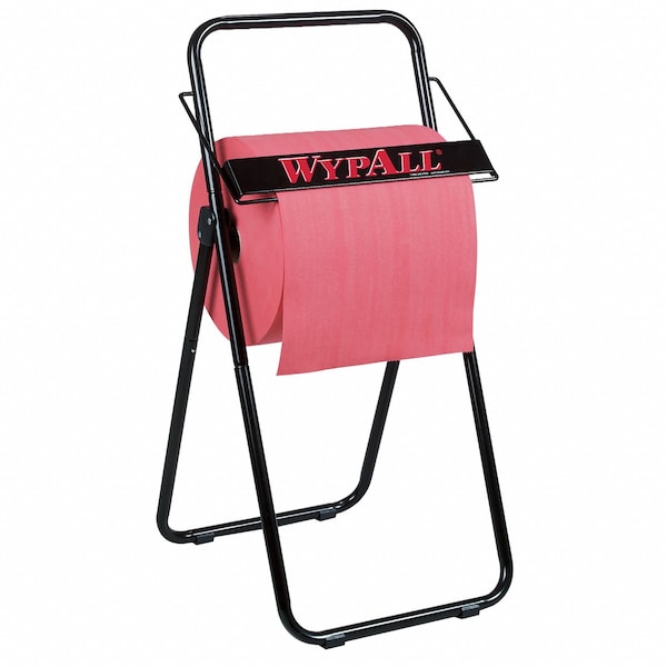 Kimberly-Clark Professional WypAll PowerClean X80 Heavy Duty Cloths (41055), Jumbo Roll, Extended Use Towels, Red - 41055