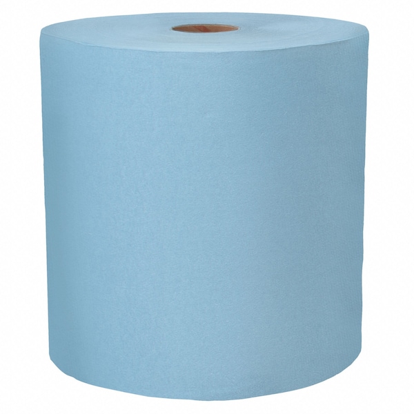 Kimberly-Clark Professional WypAll GeneralClean X60 Multi-Task Cleaning Cloths (34965), Jumbo Roll, Strong & Absorbent, Blue - 34965