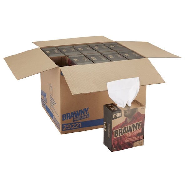 Georgia-Pacific Disposable Wipes, 8" x 12-1/2", 20 Pack, 148 Sheets/ Pack - 29221