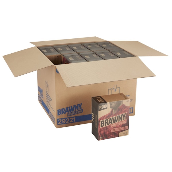 Georgia-Pacific Disposable Wipes, 8" x 12-1/2", 20 Pack, 148 Sheets/ Pack - 29221