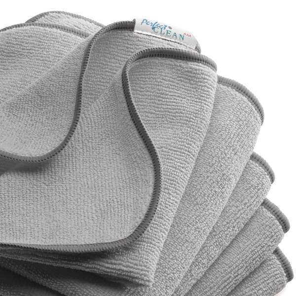 Perfect Clean Terry Cleaning Cloth 12" x 12", Gray, 5PK - TW3030AM-GY