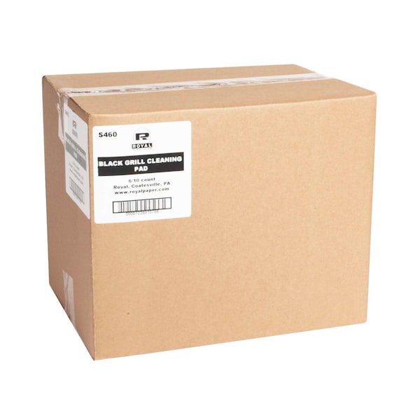 Amercareroyal Royal Black Grill Cleaning Pad, PK60 - S460