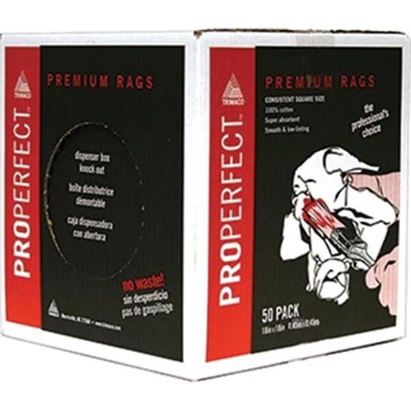 Trimaco Trimaco 82505 18 x 18 in. Pro Perfect Wipers Square Box - 47034825056