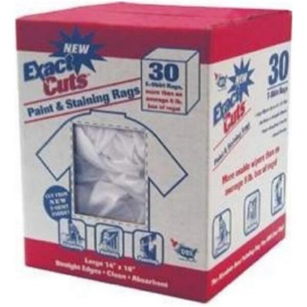 Intex Supply Intex Supply W-30005 14 x 16 in. T-Shirt Rags; 30 Count - 227733