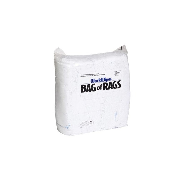 Workwipes Reclaimed White Institutional Linen in Bag 1 bag - WIP594