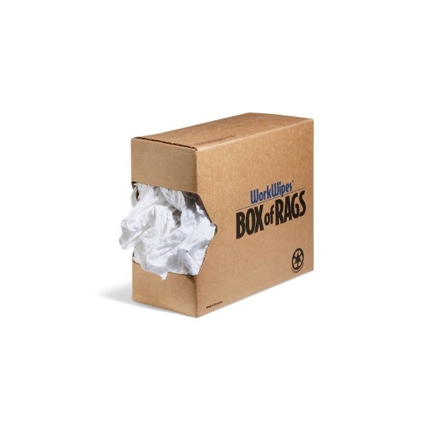 Workwipes Super Absorbent Rags - New White T-Shirt in Box 1 box - WIP505