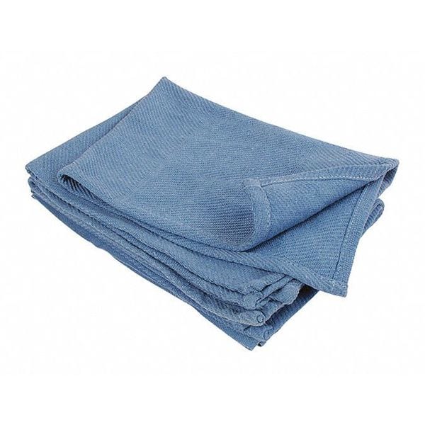 Partners Brand Box of Huck Towels, 16" x 25", Blue, 170/Case, 25 Lbs/Case - BR116