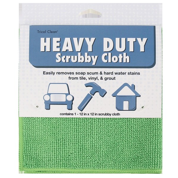 Tricol Clean 12 PK HD Scrubbing Cloths, 12 x 12 i - TCHC-017