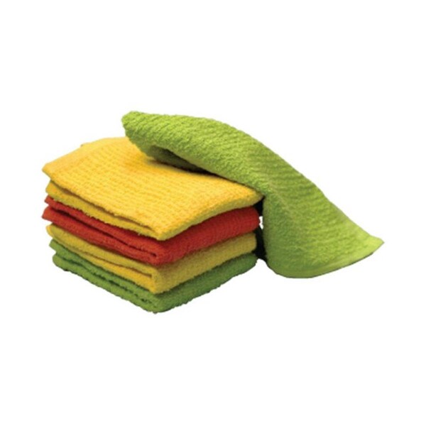 Homepage 10021 Bar Mop Cotton Cloth  Multi-Color, 3PK - HO157404