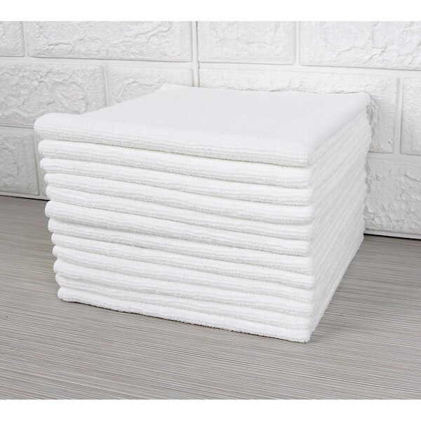Dri By Tricol Clean Multi-Purpose Cloth, White, 300 GSM, 16 x 16 in, 12 PK - OJ-HI3D-58FO
