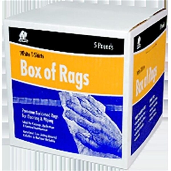 Buffalo Industries Buffalo Industries 10084 25 lbs. Recycled Colored Cloth Rags - Box - 210150