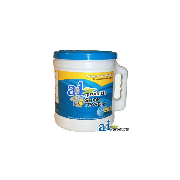 A & I Products Shop Towel Bucket (sold in lots of 2) 24" x10" x8" - A-ST200