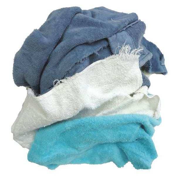 R & R Textile Colored Terry Cloth Rags, Pallet, 630 lb. - Z99403