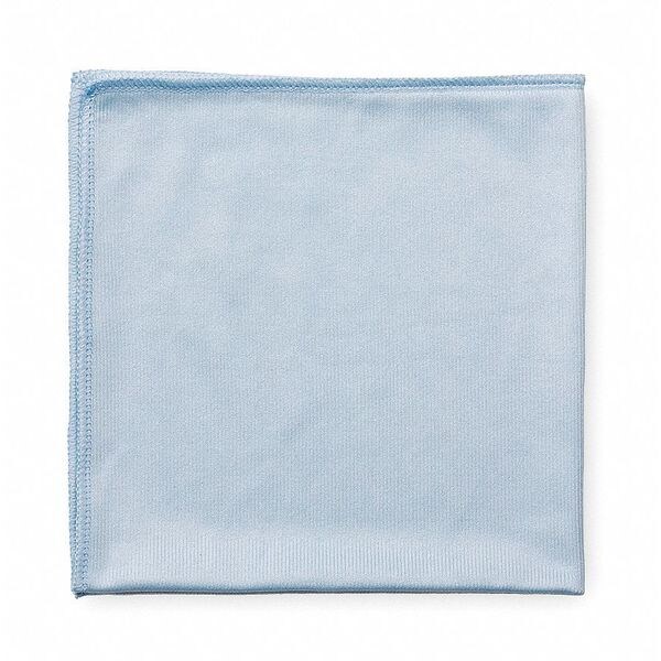Rubbermaid Commercial Microfiber Glass Cloth, PK12 - FGQ63000BL00