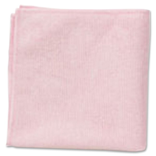 Rubbermaid Commercial Cleaning Cloth, Microfiber, Bulk, 16'x16", Red, PK 288 - RCP1820581CT