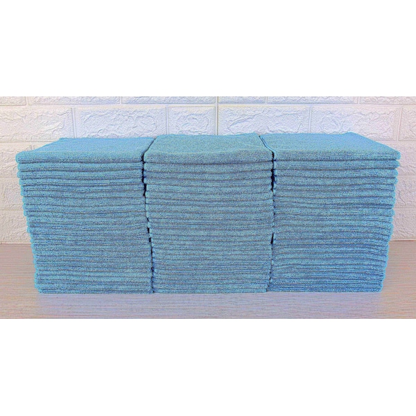 Dri By Tricol Clean Multi-Purpose Cloth,  Blue, 300 GSM, 16 x 16 in, 72 PK - 01-30-01-00-72-50