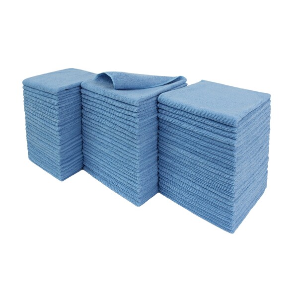 Dri By Tricol Clean Multi-Purpose Cloth,  Blue, 300 GSM, 16 x 16 in, 72 PK - 01-30-01-00-72-50