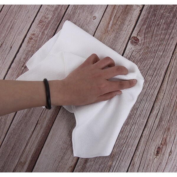 Dri By Tricol Clean Multi-Purpose Cloth,  White, 300 GSM, 16 x 16 in, 72 PK  - 01-30-01-00-72-01-SELF