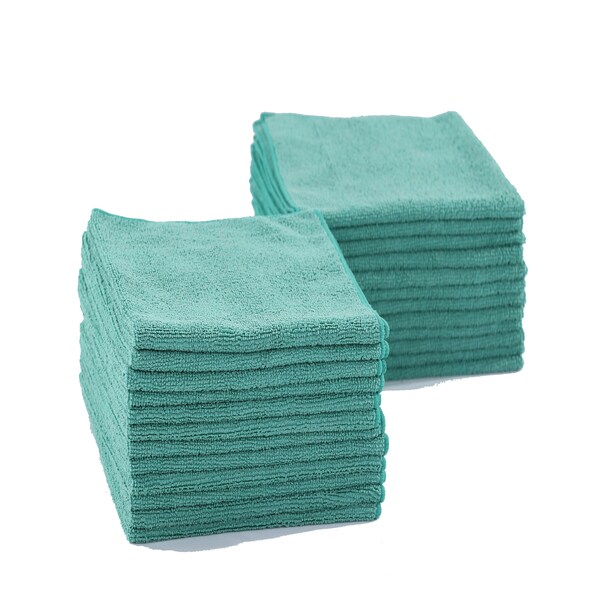 Dri By Tricol Clean Multi-Purpose Cloth,  Green, 300 GSM, 16 x 16 in, 24 PK - SO-EO62-0TRS