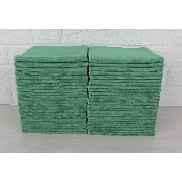 Dri By Tricol Clean Multi-Purpose Cloth,  Green, 300 GSM, 16 x 16 in, 48 PK - 01-30-01-00-91-40