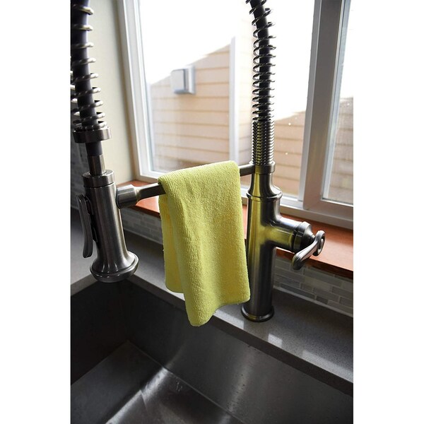 Dri By Tricol Clean Multi-Purpose Cloth,  Yellow, 300 GSM, 16 x 16 in, 12 PK - OJ-HI3E-58FO