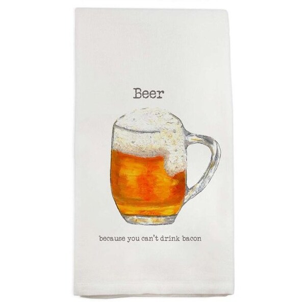 R & R Textile Mills, Inc. Office Towels, Funny Beer. PK 5 - WW83004