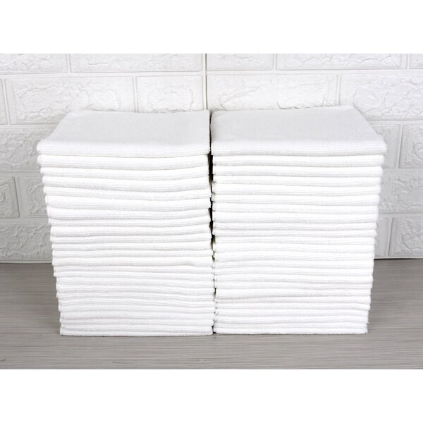 Dri By Tricol Clean Multi-Purpose Cloth,  White, 300 GSM, 16 x 16 in, 48 PK  - 01-30-01-00-91-01