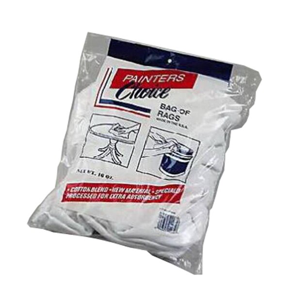 Intex Supply 8308-12-08-TS White Washed And Bleached Rag - 0.5 lbs. - IN573631
