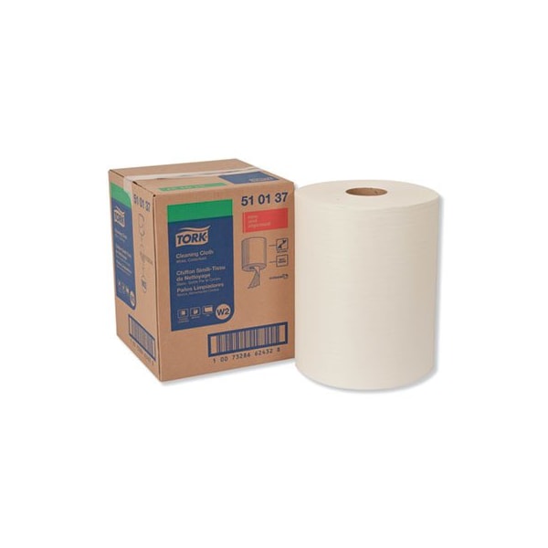 Essity Tork, CLEANING CLOTH, 12.6 X 10, WHITE, 500PK - 510137