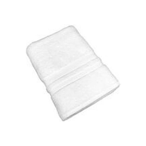 Monarch Brands Magellan Deluxe 100% Cotton Bath Towel, 27" x 54", White, 36 Towels - MAG2750-17