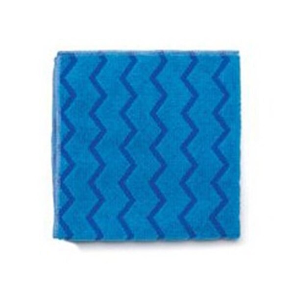 Eat-In Rubbermaid Commercial Products RC  Hygen Microfiber Cleaning Cloths - Blue - EA3490687