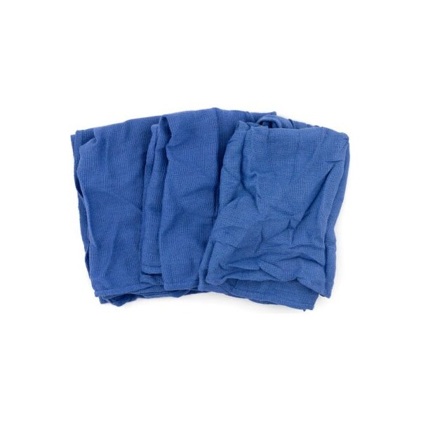Hospeco Reclaimed Surgical Huck Towels, 100% Cotton, Blue, 5 Lbs.- - 539-05