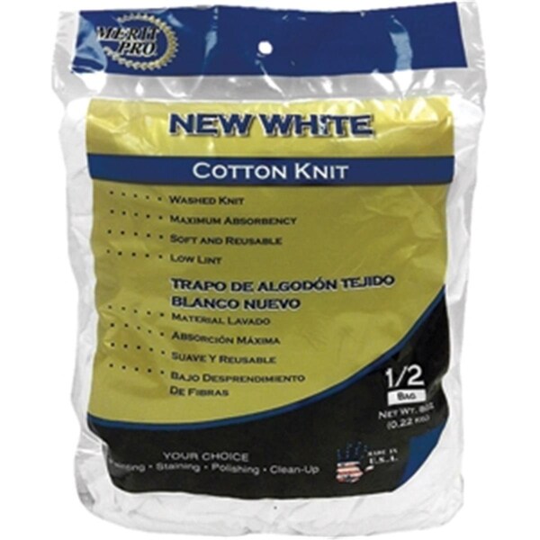 Gourmetgalley 99774 8 oz. New White Bag Of Rags - GO3574435