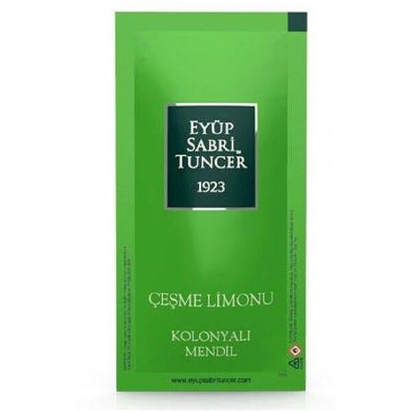 Eyup Sabri Tuncer Wet Wipe Refreshment Towel LEMON Scent 50 Refreshing Towels - REFTOW-LEM150