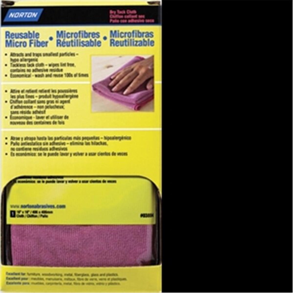 Tool Time 6038 16 x 16 in. Red Dry Tack Micro-fiber Cloth - TO2445662