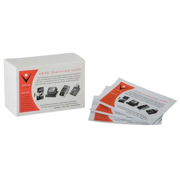 Power Xp Alcohol Cleaning Cards 2-1/8 x 3-3/8", 50PK - CR80