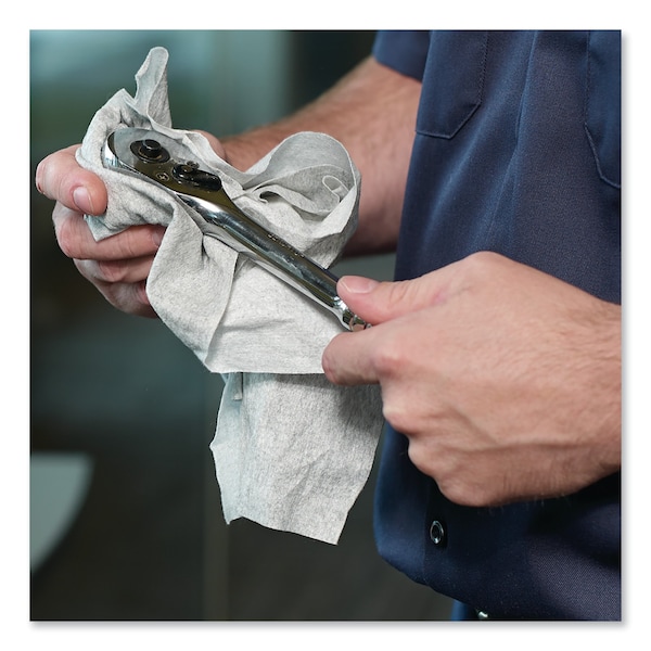 Tork Tork Industrial Cleaning Cloth Centerfeed Gray W2, 1 x 500 Cloths, 520337 - 520337