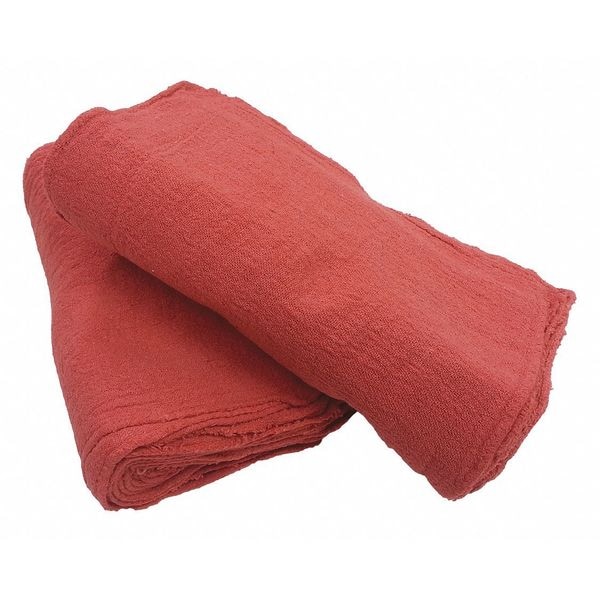 Proclean Basics Cotton Red Shop Towels 13" x 14" Red, 300PK - Z21817