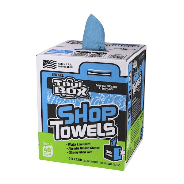 Astro Optics Toolbox Z400 Shop Towels- 200ct, PK6 - 201639