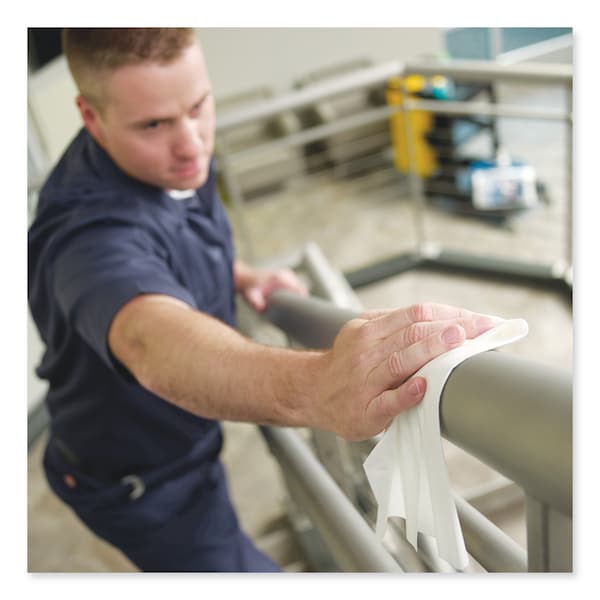 Tork Tork Heavy Duty Cleaning Cloth White , 1/4 Folded, 6 x 50 Cloths, 5301505 - 5301505
